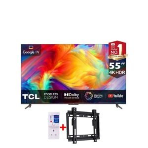 tcl 55 inches v6c 4k hdr google tv – 55v6c (new 2025 model) free shipping tv bracket & guard
