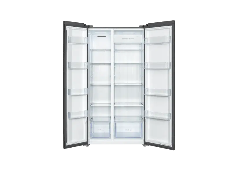 p635sbss side by side refrigerator-505l/17.83ft, sxs fridge-silver